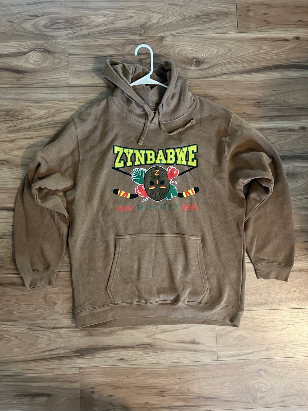 Zynbabwe Brown Hockey Hoodie — Men’s